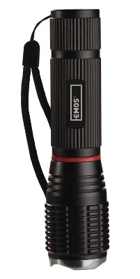 Emos COB LED + LED ruční svítilna P3111, 230 lm, 3x AAA, fokus dlouhá výdrž